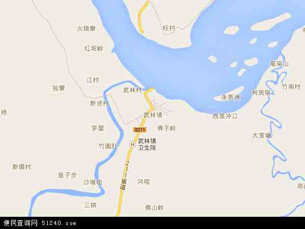 武林镇地图 - 武林镇电子地图 - 武林镇高清地图 - 2024年武林镇地图
