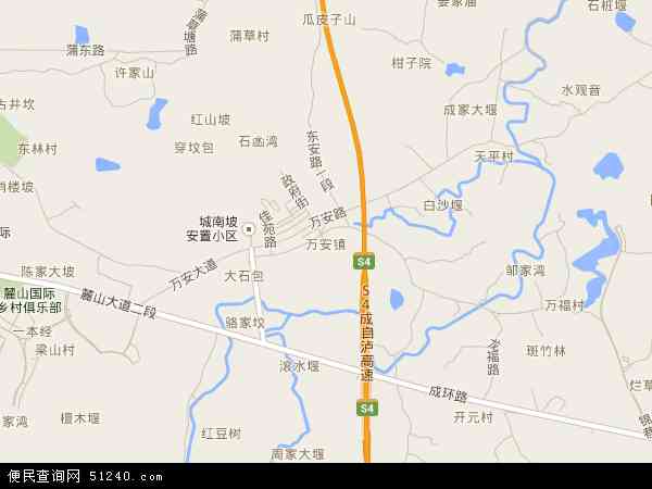 万安县芙蓉镇地图图片