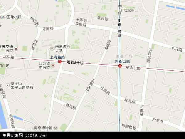 新街口地图 - 新街口电子地图 - 新街口高清地图 - 2024年新街口地图