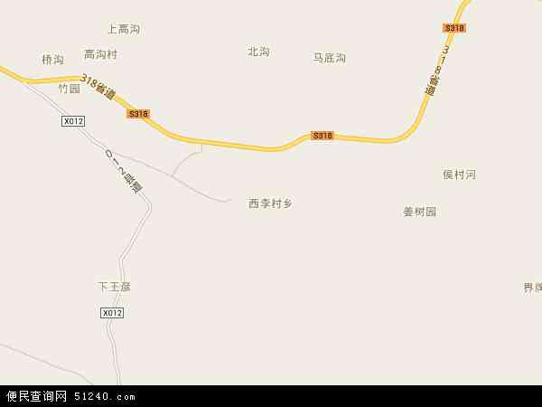 西李村乡地图 - 西李村乡电子地图 - 西李村乡高清地图 - 2024年西李村乡地图