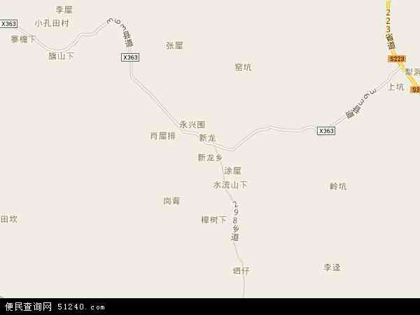 新龙乡地图 - 新龙乡电子地图 - 新龙乡高清地图 - 2024年新龙乡地图
