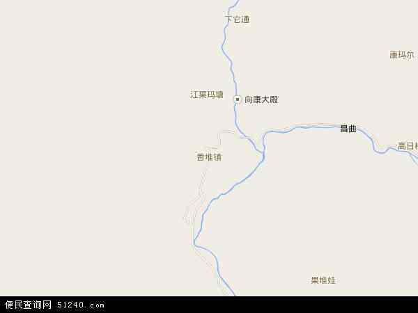 香堆镇地图 - 香堆镇电子地图 - 香堆镇高清地图 - 2024年香堆镇地图