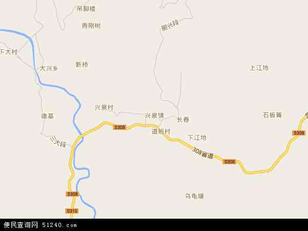 兴泉镇地图 - 兴泉镇电子地图 - 兴泉镇高清地图 - 2024年兴泉镇地图