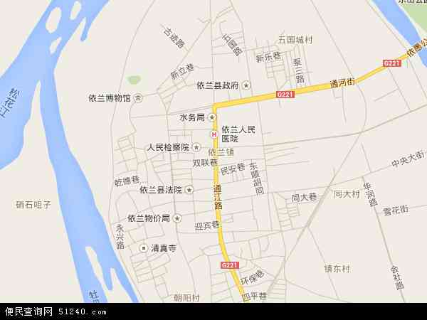 依兰镇地图 - 依兰镇电子地图 - 依兰镇高清地图 - 2024年依兰镇地图