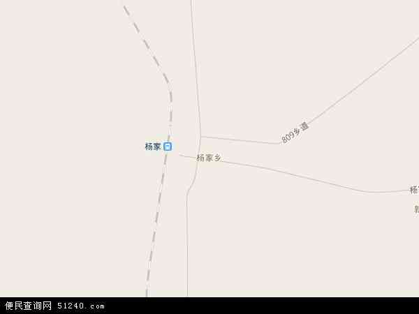 杨家乡地图 - 杨家乡电子地图 - 杨家乡高清地图 - 2024年杨家乡地图