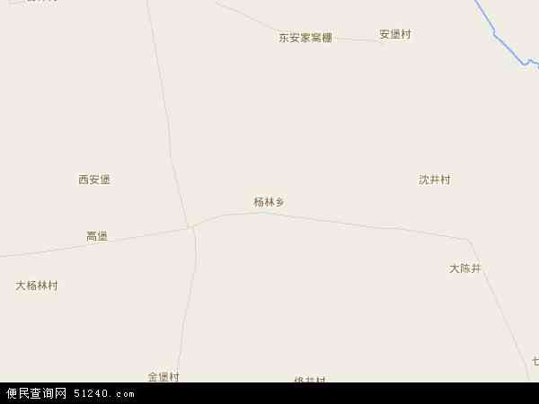 杨林乡地图 - 杨林乡电子地图 - 杨林乡高清地图 - 2024年杨林乡地图