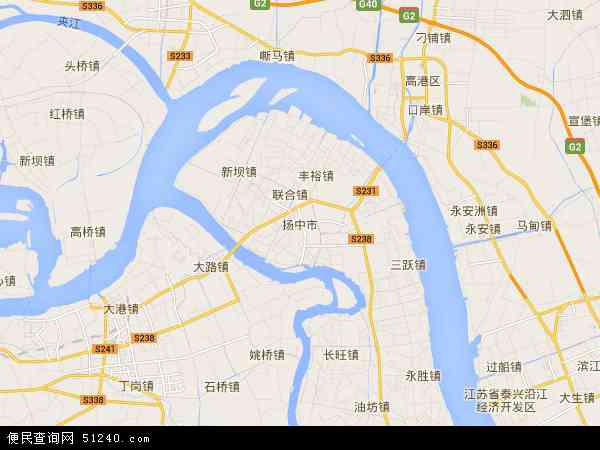 扬中市地图 - 扬中市电子地图 - 扬中市高清地图 - 2024年扬中市地图