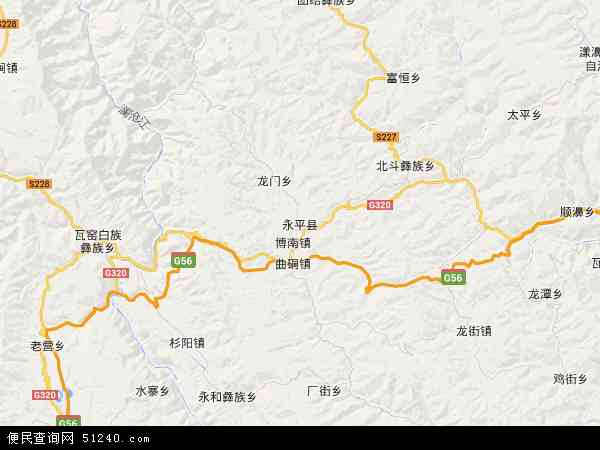 永平县地图 - 永平县电子地图 - 永平县高清地图 - 2024年永平县地图