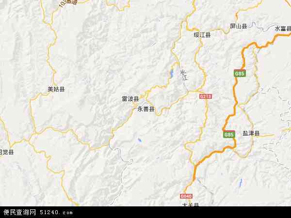 永善县地图 - 永善县电子地图 - 永善县高清地图 - 2024年永善县地图