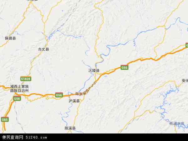 沅陵县地图 - 沅陵县电子地图 - 沅陵县高清地图 - 2024年沅陵县地图