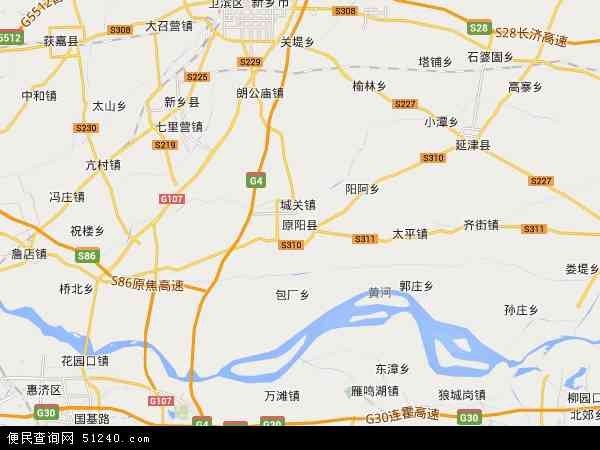 原阳县的详细地图图片