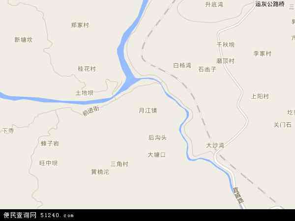 月江镇地图 - 月江镇电子地图 - 月江镇高清地图 - 2024年月江镇地图
