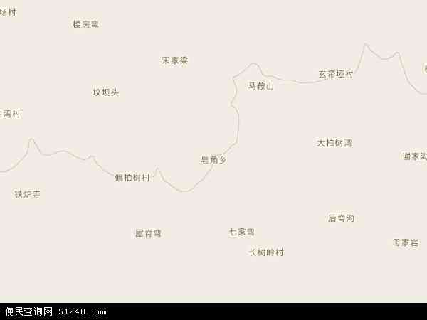 皂角乡地图 - 皂角乡电子地图 - 皂角乡高清地图 - 2024年皂角乡地图