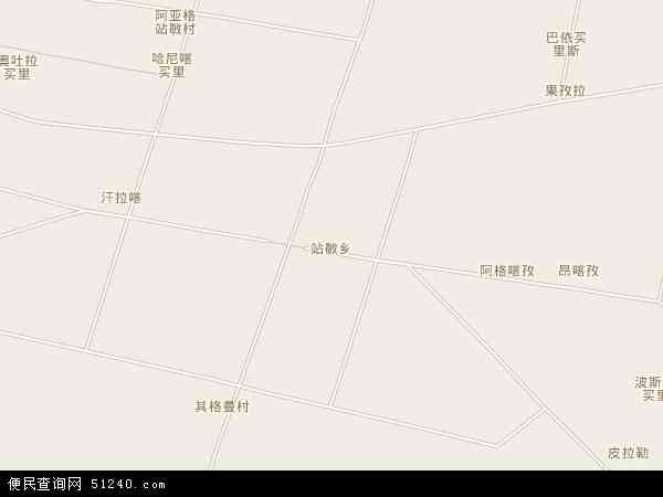 站敏乡地图 - 站敏乡电子地图 - 站敏乡高清地图 - 2024年站敏乡地图