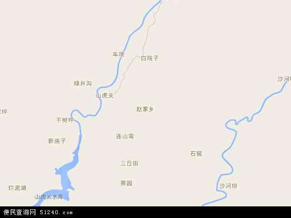 赵家乡地图 - 赵家乡电子地图 - 赵家乡高清地图 - 2024年赵家乡地图