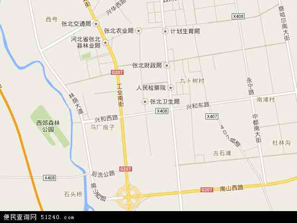 张北镇地图 - 张北镇电子地图 - 张北镇高清地图 - 2024年张北镇地图