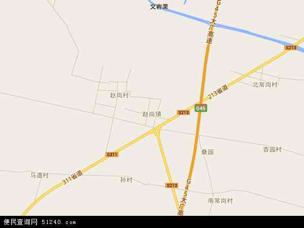 赵岗镇地图 - 赵岗镇电子地图 - 赵岗镇高清地图 - 2024年赵岗镇地图
