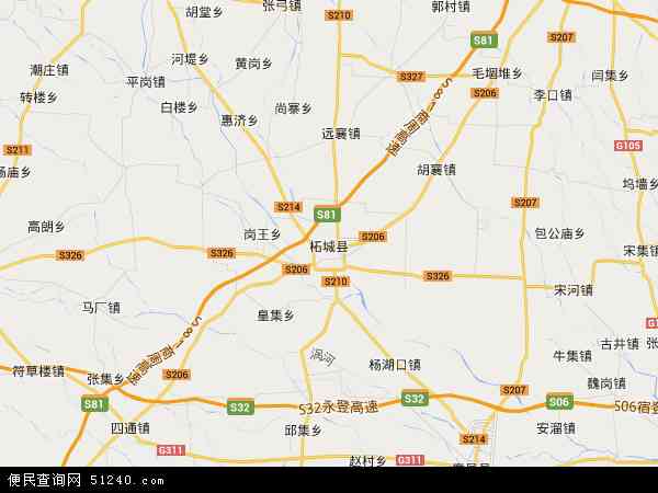 柘城县地图高清图图片