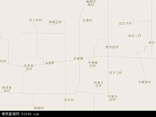 中堡镇地图 - 中堡镇电子地图 - 中堡镇高清地图 - 2024年中堡镇地图