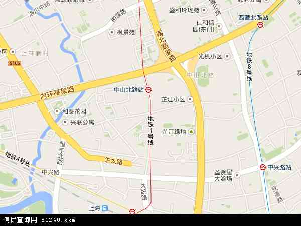 芷江西路地图 - 芷江西路电子地图 - 芷江西路高清地图 - 2024年芷江西路地图