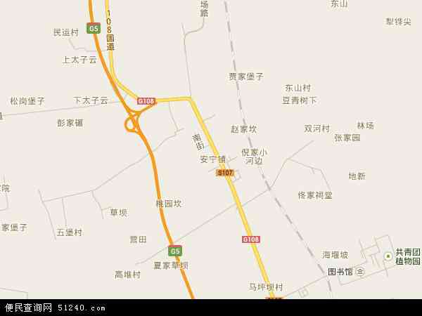 安宁镇地图 - 安宁镇电子地图 - 安宁镇高清地图 - 2024年安宁镇地图