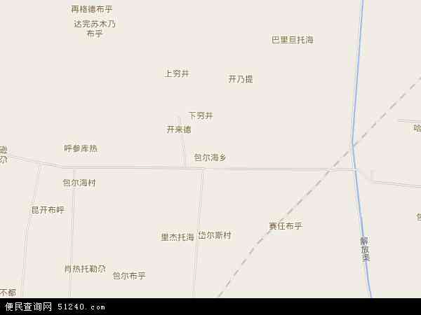 包尔海乡地图 - 包尔海乡电子地图 - 包尔海乡高清地图 - 2024年包尔海乡地图
