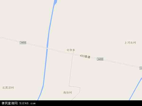北张乡地图 - 北张乡电子地图 - 北张乡高清地图 - 2024年北张乡地图