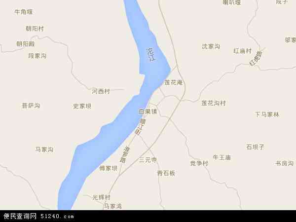白果镇地图 - 白果镇电子地图 - 白果镇高清地图 - 2024年白果镇地图