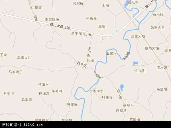 台山白沙镇地图图片