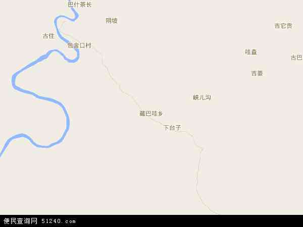 藏巴哇乡地图 - 藏巴哇乡电子地图 - 藏巴哇乡高清地图 - 2024年藏巴哇乡地图