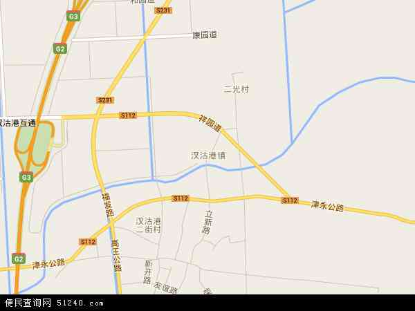 汊沽港镇地图 - 汊沽港镇电子地图 - 汊沽港镇高清地图 - 2024年汊沽港镇地图