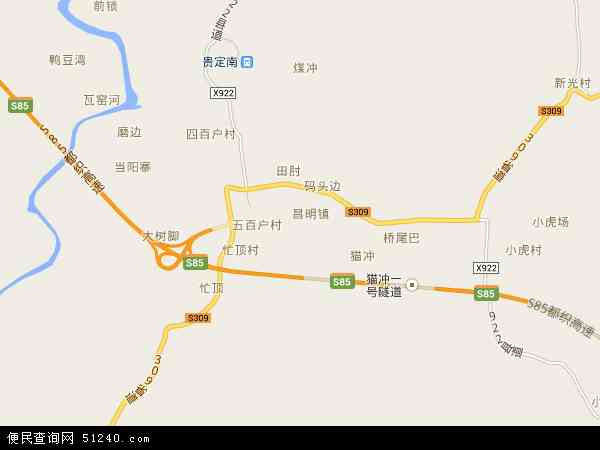 昌明镇地图 - 昌明镇电子地图 - 昌明镇高清地图 - 2024年昌明镇地图