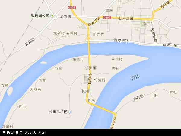 长洲镇地图 - 长洲镇电子地图 - 长洲镇高清地图 - 2024年长洲镇地图