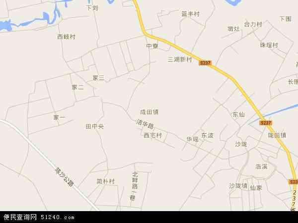 成田镇地图 - 成田镇电子地图 - 成田镇高清地图 - 2024年成田镇地图