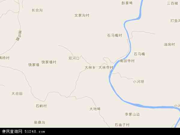 大林乡地图 - 大林乡电子地图 - 大林乡高清地图 - 2024年大林乡地图