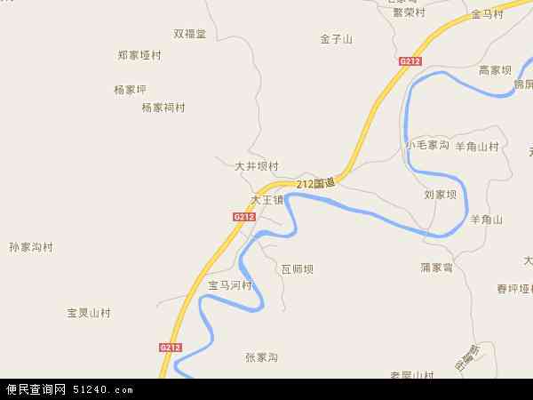 大王镇地图 - 大王镇电子地图 - 大王镇高清地图 - 2024年大王镇地图