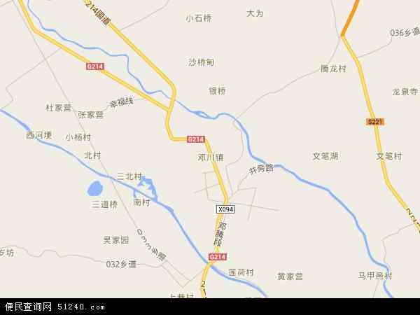 邓川镇地图 - 邓川镇电子地图 - 邓川镇高清地图 - 2024年邓川镇地图