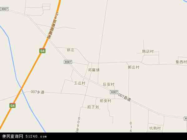 邓襄镇地图 - 邓襄镇电子地图 - 邓襄镇高清地图 - 2024年邓襄镇地图