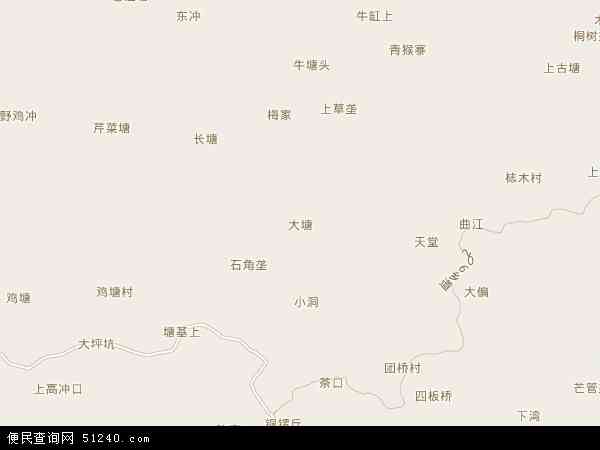 大塘镇地图 - 大塘镇电子地图 - 大塘镇高清地图 - 2026年大塘镇地图
