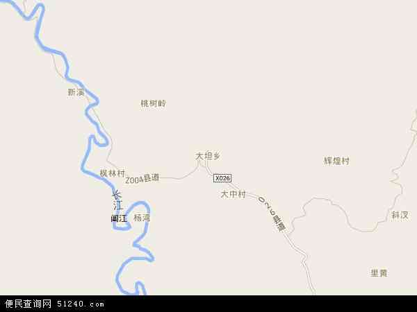 大坦乡地图 - 大坦乡电子地图 - 大坦乡高清地图 - 2024年大坦乡地图