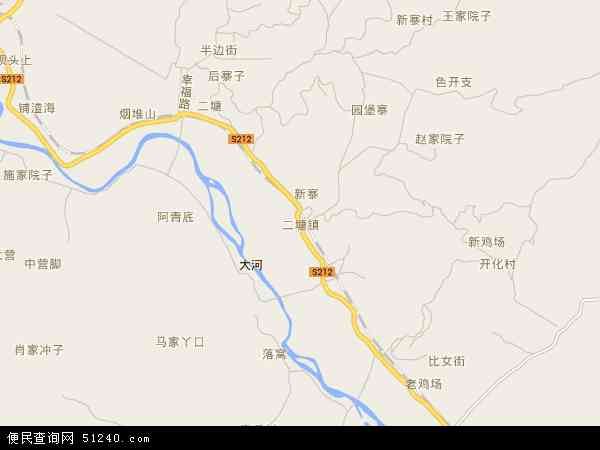 二塘镇地图 - 二塘镇电子地图 - 二塘镇高清地图 - 2024年二塘镇地图
