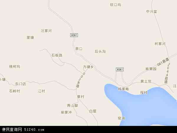 方塘乡地图 - 方塘乡电子地图 - 方塘乡高清地图 - 2024年方塘乡地图