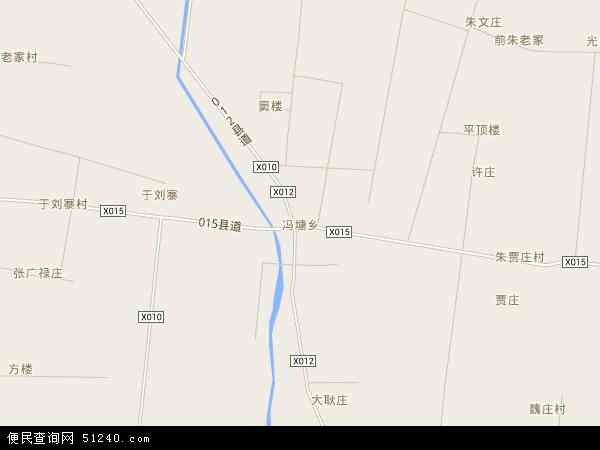 冯塘乡地图 - 冯塘乡电子地图 - 冯塘乡高清地图 - 2024年冯塘乡地图