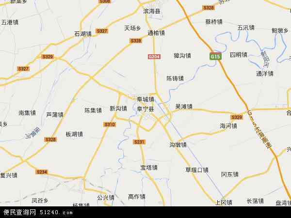 阜宁县地图 - 阜宁县电子地图 - 阜宁县高清地图 - 2024年阜宁县地图