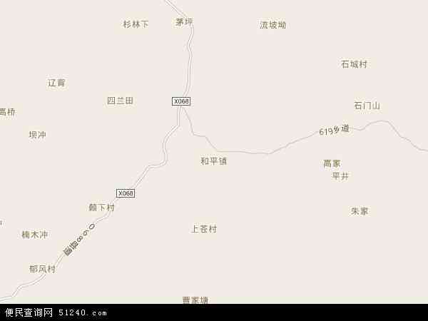 和平镇地图 - 和平镇电子地图 - 和平镇高清地图 - 2026年和平镇地图