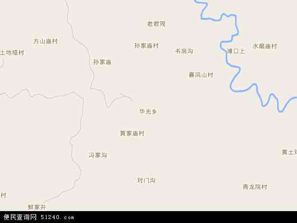 华光乡地图 - 华光乡电子地图 - 华光乡高清地图 - 2024年华光乡地图