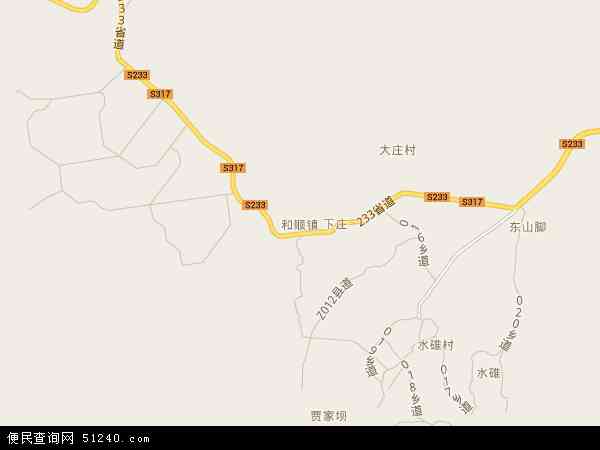 和顺县乡镇地图图片