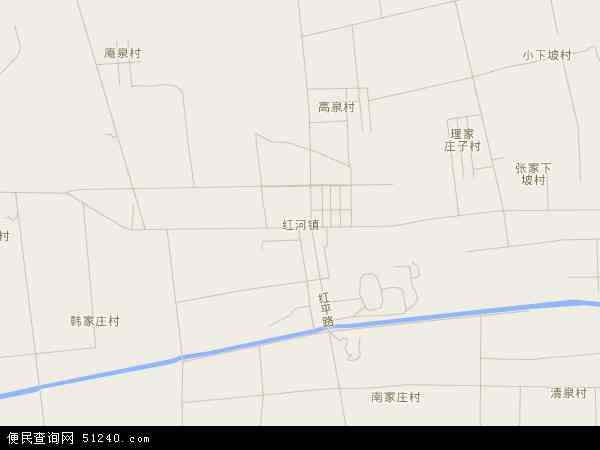 红河镇地图 - 红河镇电子地图 - 红河镇高清地图 - 2024年红河镇地图