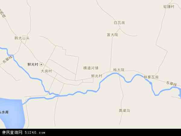 横道河子地图图片