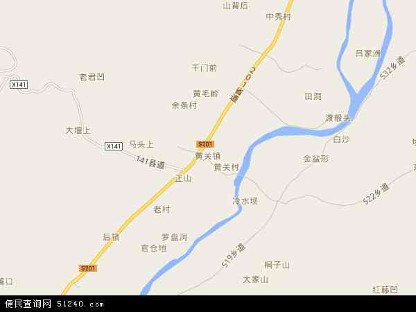 黄关镇地图 - 黄关镇电子地图 - 黄关镇高清地图 - 2024年黄关镇地图